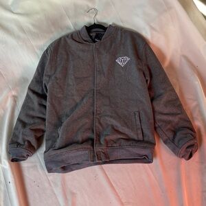 Diamond Supply Co. Gray Varsity Bomber Jacket